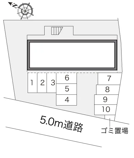 ★手数料０円★丸亀市天満町　月極駐車場（LP）